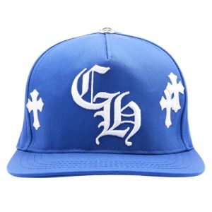 Blaue Chrome Hearts Cap