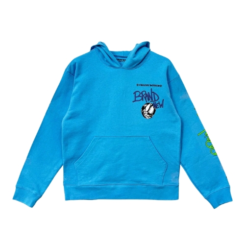Chrome Hearts Matty Boy Pullover-Kapuzenpullover Blau